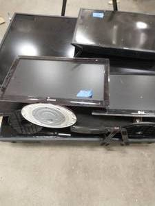 PALLET OF MONITORS AND TVS