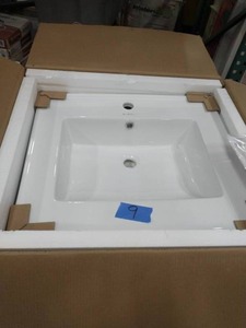SWISS MADISON Voltaire 25 in. Vanity Top in Glossy White with 1-Basin