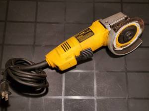 lot 9 image: Dewalt Angle Grinder