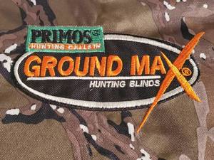 lot 32 image: Ground Max Camouflaged 4-Sided Hunting Blind
