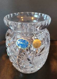 lot 121 image: More Czech Republic Bohemia Hand-Cut Crystal Serving Pieces