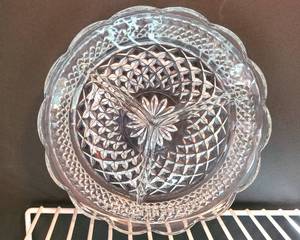 lot 132 image: Beautiful Cut Glass Serving Selection