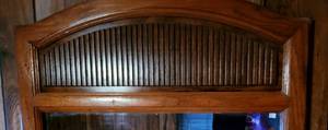 lot 236 image: Wall Oak Mirror