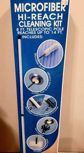 lot 244 image: Collection of Cleaning Tools Plus a Bathroom Scale