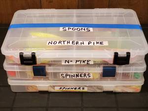 lot 36 image: (3) Fishing Tackle Cases with Contents