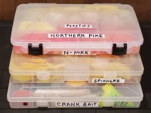 lot 56 image: (3) Fishing Tackle Cases with Contents