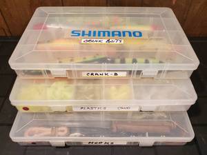 lot 58 image: (3) Fishing Tackle Cases with Contents