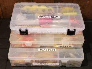 lot 60 image: (3) Fishing Tackle Cases with Contents