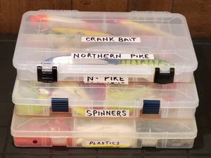 lot 71 image: (3) Fishing Tackle Cases with Contents