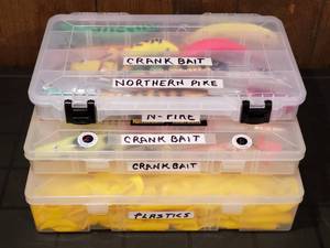 lot 77 image: (3) Fishing Tackle Cases with Contents