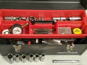 lot 212 image: Tool Box with Contents