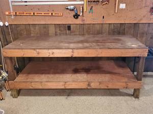 lot 91 image: Heavy Duty Mechanics Workbench