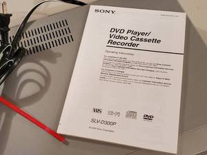 lot 230 image: Sony VHS  DVD Combo Player Model SLV-D300P