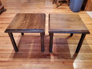 lot 296 image: (3) Matching Tables Set