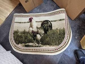 Kitchen Rooster Rug 2 x 3