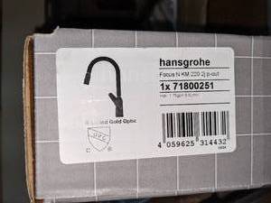 Hansgrohe Focus N High Arc Brushed Gold Kitchen Faucet&nbsp