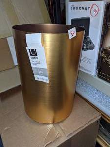 Umbra 18 Liter Gold Garbage Can