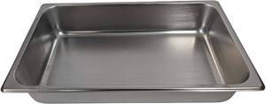 Full-Size Straight Side Steam Pan, Stainless Steel