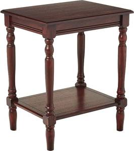 Decor Therapy End Table, Espresso