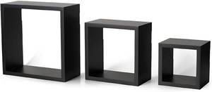 Melannco Floating Wall Square Cube Shelves