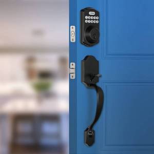 REVOLO Electronic Keypad Deadbolt, Keyless Entry Door Lock, Black