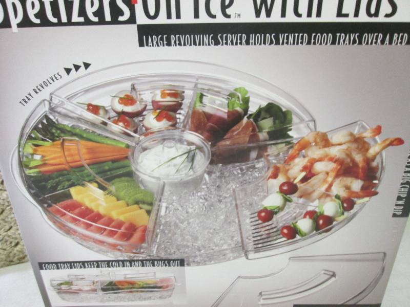 (D-1) Appetizers On Ice with Lids...