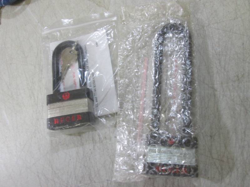 (BSB) Lot of 5 Locks with Keys New...