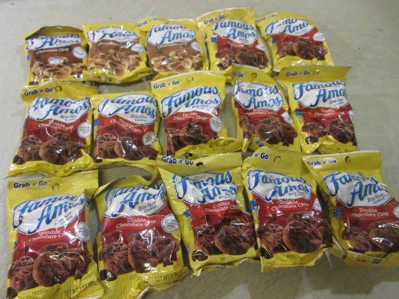 (B-2) 15 Bags of Famous Amos Bite S...