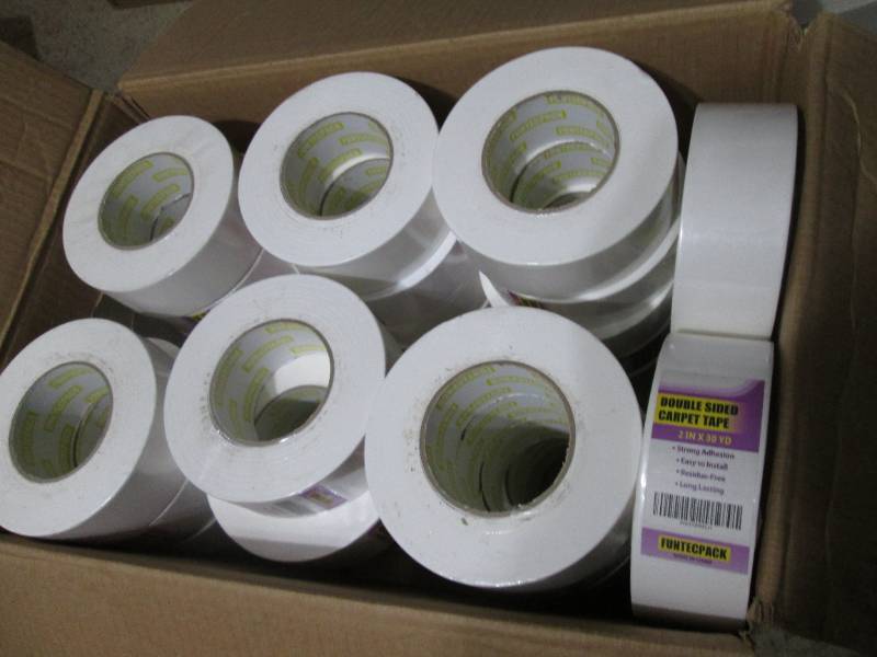 34 Rolls of double sided carpet tap...