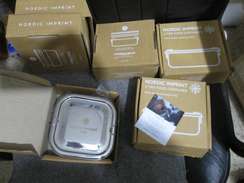 Lot of 6 Nordic imprint stainless s...