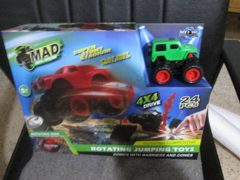 New stunt toy truck set...