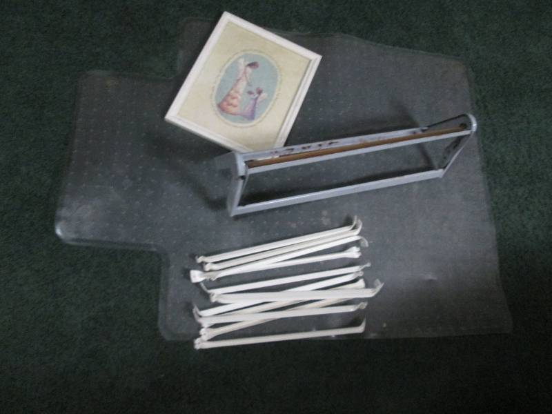 Floor chair mat, roll paper dispens...