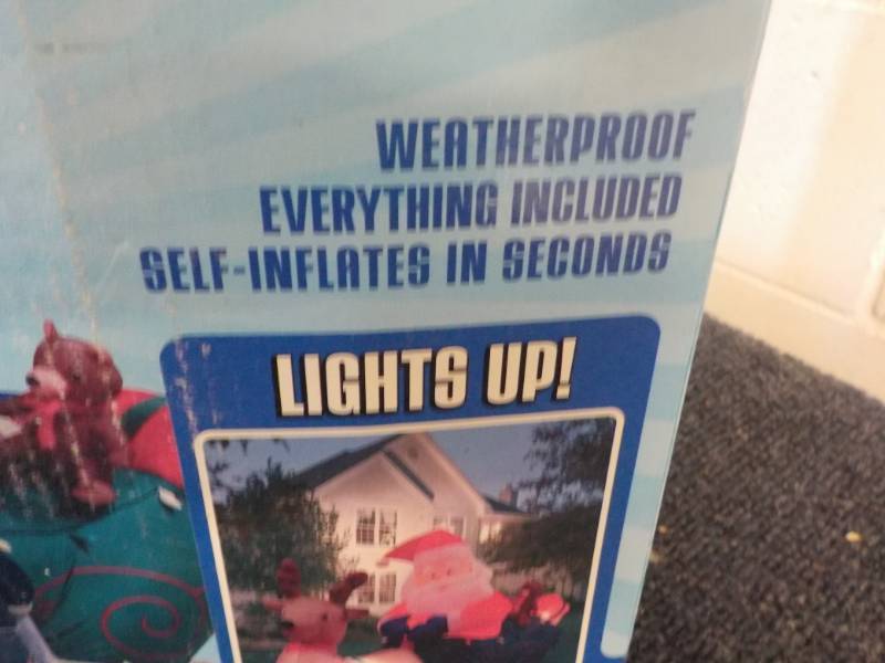Air blown 8 ft Long Xmas...
