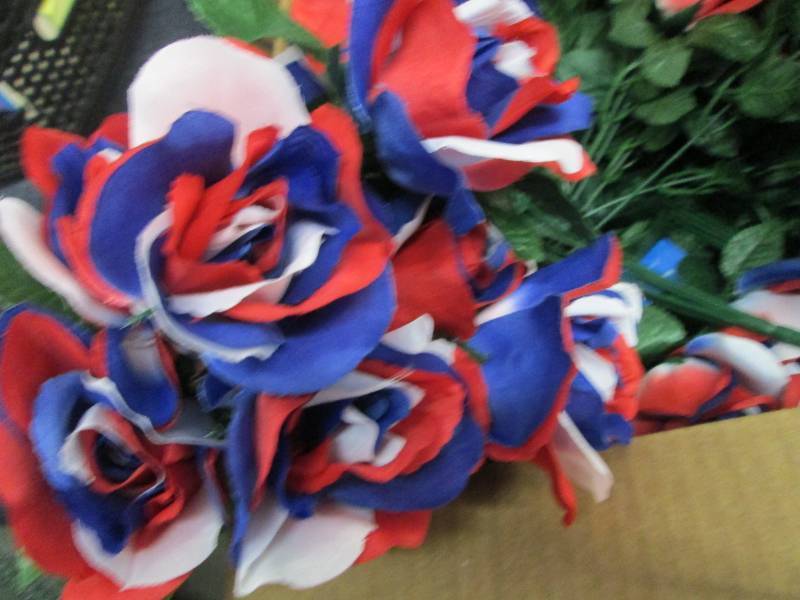 Box of Red, White & Blue Artificial...