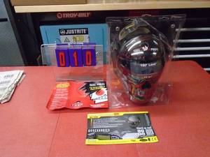 Save Phace auto dark welding helmet. Skull design. New condition. Was a show display. As shown.