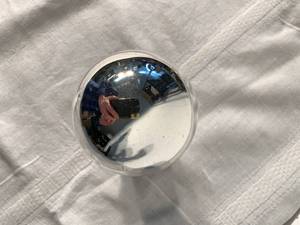 lot 128 image: Rare Art Deco Mercury Glass Butlers Ball (G2)