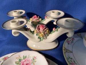 lot 180 image: Candleholders, Plates, and More (B1)