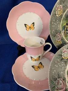 lot 175 image: Pretty, Pretty Plates by Adams, Lenox, and Rosenthal (C1)