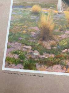 lot 50 image: Santa Fe Railroad Calendar Top (G4)