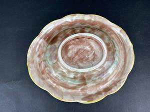 lot 75 image: 19th Century Majolica Bread Tray (G4)