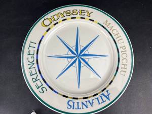 lot 91 image: Homer Laughlin Chargers - Compass Star (K2)