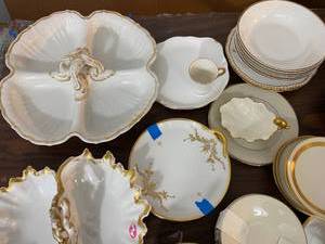lot 241 image: Gold Rim Decorated China Haul