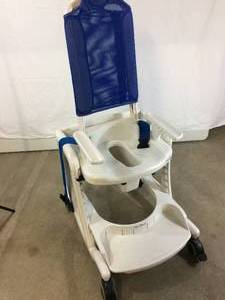 lot 7 image: Rifton HTS Hygiene Over The Toilet Toileting Showering Transport Chair System - For Children - Excellent Condition