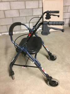 lot 59 image: Super Nice Collapsible Rollator Walker