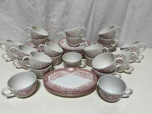 Wood & Sons Floral - Pink - Set of 59