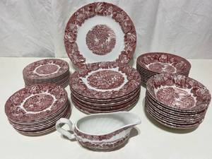 Wood & Sons English Scenery - Pink - Set of 63 Pieces