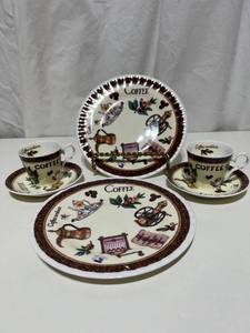 Roy Kirkham - Coffee - Set of 6 Dishes.
