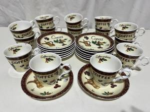 Roy Kirkham - Coffee Espresso Cups & Saucers