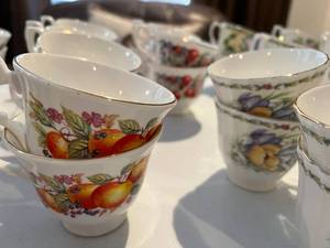 Lot #1 - Tea Cups and Saucers