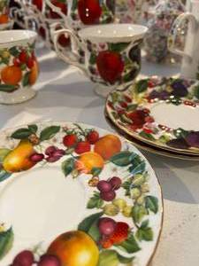 Lot #2 - Tea Cups and Saucers